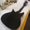 325 Short Scale Length 527mm Jetglo 12 String Black Electric Guitar Bigs Tailpiece, Gloss Paint Fretboard, 3 Toaster Pickup2