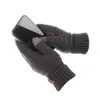 Mode- Strickender Touchscreen-Handschuh, kapazitive Handschuhe, Damen, Winter, warme Wollhandschuhe, rutschfest, gestrickt, Telefinger-Handschuh, Weihnachtsgeschenke
