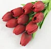 Artificial Flowers Mini Tulip Silk Artificial Flowers Wedding Decoration Artificial Flowers Bouquet Home Garden Decor Tulip Gifts LSK180