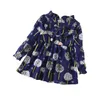 Les vêtements pour bébés pour tout-petits ensembles à manches longues à fleurs à fleurs florales costumes vestimentaires pour enfants pour les filles robes pour enfants