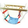 Pet Bird Swing Toys Pet Hanging Swing for Mat Hanging Cage Toy Cockatiels Hamsters Colorful YQ01097