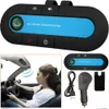 Car Kit Manos libres bluetooth Receptor Clip-on Sun Visor bluetoot Altavoz Receptor de música Inalámbrico Manos libres