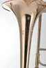MARGEWATE Tenor Bb Tune New Arrival Trombone High Quality Phosphorus Copper Gold Lacquer Musical Instrument Horn With Case Free Shipping