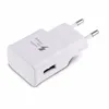 Cargadores rápidos Cargador de pared USB Adaptador de corriente 2A Cargadores de pared de carga rápida con caja de venta al por menor para Samsung Galaxy Note 4 5 Tablet PC8734077