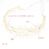 US Warehouse Flower Wedding Hair Accessories Headband Pearl Acrylic Bridal Vine Hairbands Crown Headpiece Bride Women's wedding Jewelry