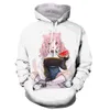Anime Neko cat Girl 3D hoodies galaxy Space Goku Vegeta print streetwear men women Sweatshirt Pullovers122633640996