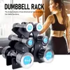 3-tier dumbbell تخزين الرف الوقوف للمنزل صالة رياضية التمرينات متعددة الأوز الوزن برج الوقوف لمنظمة الصالة الرياضية