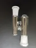 18 mm hembra a 14 mm macho adaptador desplegable vidrio grueso 10 estilo hembra a hembra vidrio desplegable para plataforma petrolera de agua bong
