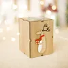 Christmas Decorations Mini Wooden Candlestick Candle Light Ornament For Home 2021 Year Party Decoration Accessories SA1371