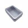 10.7*7*3cm Open Window Metal Storage Cases, Tin Boxes Steel display packaging can Free Shipping LX8799