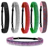 1PCS Nowe kobiety Glitter Elastic Sport Bandage Bling Glitter Pałąki przeciwpałki opaski na głowę dla kobiet