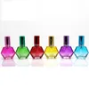 10 ml coloré bouteilles de parfum en verre vaporisateur rechargeable atomiseur vaporisateur irrégulier bouteille de parfum voyage conteneur bouteille GGA2817