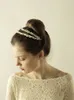 2019年の新しい結婚式のヘッドピースラインストーンパール付きヘアアクセサリーヘアジュエリーウェディングティアラスクラウンHP8634112835