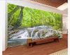 Personalizzato 3d seta murales carta da parati Mountain creek natura paesaggio paesaggio pittura HD TV sfondo muro di carta per pareti 3d