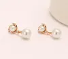 Stylisn Simulated diamond pearl earrings Stud 925 silver beads pendant dangler qualities Women temperament XMAS GIFTS NEW factroy price