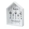 Key Holder Vintage Wall Mounted Bedroom Storage With Hooks Office Wood Letter Rack Hanging Multifunction Decoration Cottage