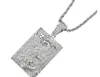 hip hop Poker K diamants pendentif colliers pour hommes femmes Religion Christianisme collier de luxe bijoux plaqué or cuivre zircons 3263417