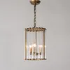 Ny modern guld ljuskrona LED HANGLAMP AC110V 220V glas sovrum ljus hall ljus armaturer