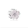 Подходит Pandora Браслеты 10шт Silver Daisy Spacer Anti-Drop-клип Пряжка шарик шарма стопором шарики для оптового Diy европейского Sterling ожерелье