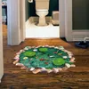 DIY Fałszywy Lotus Staw Krajobraz Ryby Stawy Art Naklejka Sypialnia Dekoracje Wewnętrzne Naklejka Ścienna Wodoodporna Tapeta Wiejska