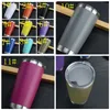 Kapak Seyahat Kahve Kupa LJJK2194-1 ile 20 oz Paslanmaz Çelik Tumbler kupa Çift Duvar Şarap Cam Termal Kupa İzoleli Kahve Bira Mug