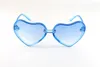 Kinderen zonnebril schattige kleurrijke harten frame eyewear kinderen maat mooie baby zonnebril UV400 groothandel