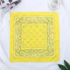 Bandanas 22 x 22 Zoll Neuheit doppelseitiger Druck Paisley Cowboy Bandana Partybevorzugung Schal Stirnband schöne Taschentücher