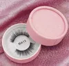 Stock 16 styles de cils faux vison 3D 100% naturels faits à la main avec boîte-cadeau rose