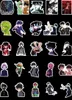 50pcs / lot Autocollants De Voiture Mixte Mob Psycho 100 MP100 Pour Ordinateur Portable Casque Planche À Roulettes Autocollants Pad Vélo Moto PS4 Téléphone Notebook Decal Pvc