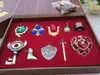 The Legend of Zelda Triforce Hylian Shield Master Sword Portachiavi collana ornamento 10 pezzi Set Collection280b