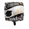 Ballons de remise de diplôme Cadeau de remise de diplôme Globos Décorations de retour à l'école Félicitations Graduation 2019 Ballon gonflable en aluminium toy268q