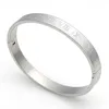 titanium staal Liefde armband creatieve Romeinse cijfers valentijn armbanden armbanden minnaar Sieraden gepaarde armband minnaar cadeau