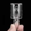 Joint scientifique 25 mm xl bord biseauté fumant en quartz banger 10 mm 14 mm 18 mm mâle 45 90 Bangers Nails for Glass Water Bongs