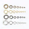 Diâmetro Insider 10mm Eyelets de Metal Prata Botões para Scrapbooks Costura Roupa Acessório DIY Craft presentes de aço inoxidável