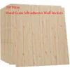3D träkornvägg klistermärke formaldehyd vattentät hemdekoration barn rum dagis kollision undvikande tapeter7007214