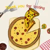 Haft kreskówka pizza przedni rozmiar piersiowy żelazo na plastry dla odzieży koszula kapeluszowa torba aplikacja Darmowa wysyłka