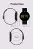 CF006H Smart Bracelet Pression du moniteur cardiaque Smart Watch Smart Color Screen étanche Tracker Fitness Tracker Wrist pour iPhone 286H