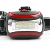 Lampade frontali Impermeabile 6 LED Mini COB Faro 3 modalità Pesca Campeggio esterno Luce di guida Ruota la lampada