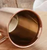 Tazze da caffè in acciaio inossidabile Tazze antiscottatura a doppio strato con manico Tazza portatile Bottiglia d'acqua ecologica per tazza da bere GGA1924