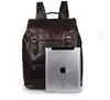 Designer-Genuine leather men's personality leather shoulder backpack head leather backpack