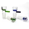 Atacado 14mm 18mm masculino tigelas de vidro e tigelas de floco de neve tigela de ervas secas tigelas de tabaco coletor de cinzas para bongos de vidro tubos de água dab rig