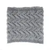 Sciarpa Ragazze Loop Infinity Sciarpe Inverno Avvolto a maglia Twist Sciarpa al collo in lana Corchet Circle Snood Fazzoletto da collo Solid Knit Pashmina Collar C6212