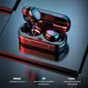New V7 TWS Bluetooth Наушники Беспроводная гарнитура Mini Earbuds со светодиодным цифровым дисплеем Бинауральные HD Call Спортивные наушники