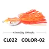 Rana di gomma calda galleggiante esca artificiale 9 colori 4,5 cm 10 g Topwater pesca bass pesca esche morbide