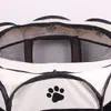 HOT-Portable Folding Pet tent Dog House Cage Dog Cat Tent Playpen Puppy Kennel Easy Operation Octagon Fence