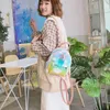 Mermaid Unicorn Tail Backpack Kobiety Pu słodkie nastolatki kreskówkowe torba na ramię kolorowe mini dziewczęta podróżne szkoła na zewnątrz pn. AAA167230659