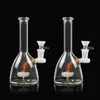 Bangs d'eau en verre Rainbow plate-forme pétrolière dab rig 7.3inch pipe à eau en verre avec bol en verre de 14mm pour fumer