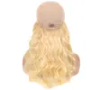 Малайзийский парик с объемной волной, блондинка 613 13x6 HD, прозрачный парик из натуральных волос на кружевной передней части, бесклеевой, предварительно выщипанный, Choshim Remy 150 Density8768425