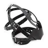 Imbracatura BDSM Bondage Copricapo Giocattoli Bocca aperta Ball Gag Copricapo Maschera Bondage Cinghia Schiavo Restrizioni erotiche Giocattoli sessuali DHL