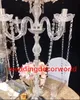 Partydekoration Großhandel elegante Mode Große Kristalltischplatte Kronleuchter Mittelstücke für Hochzeiten decor00155